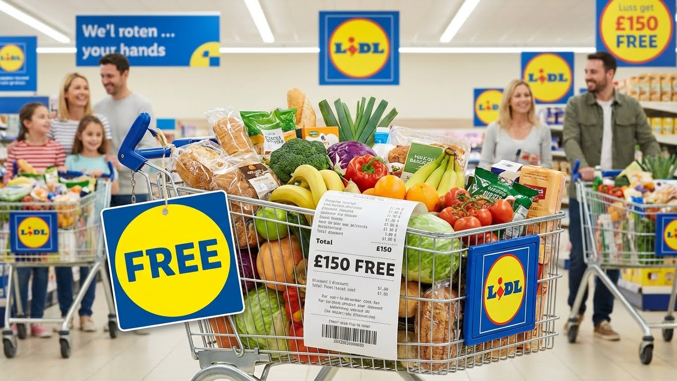 Lidl Plus - Gewinne einen GRATIS £150 Einkauf