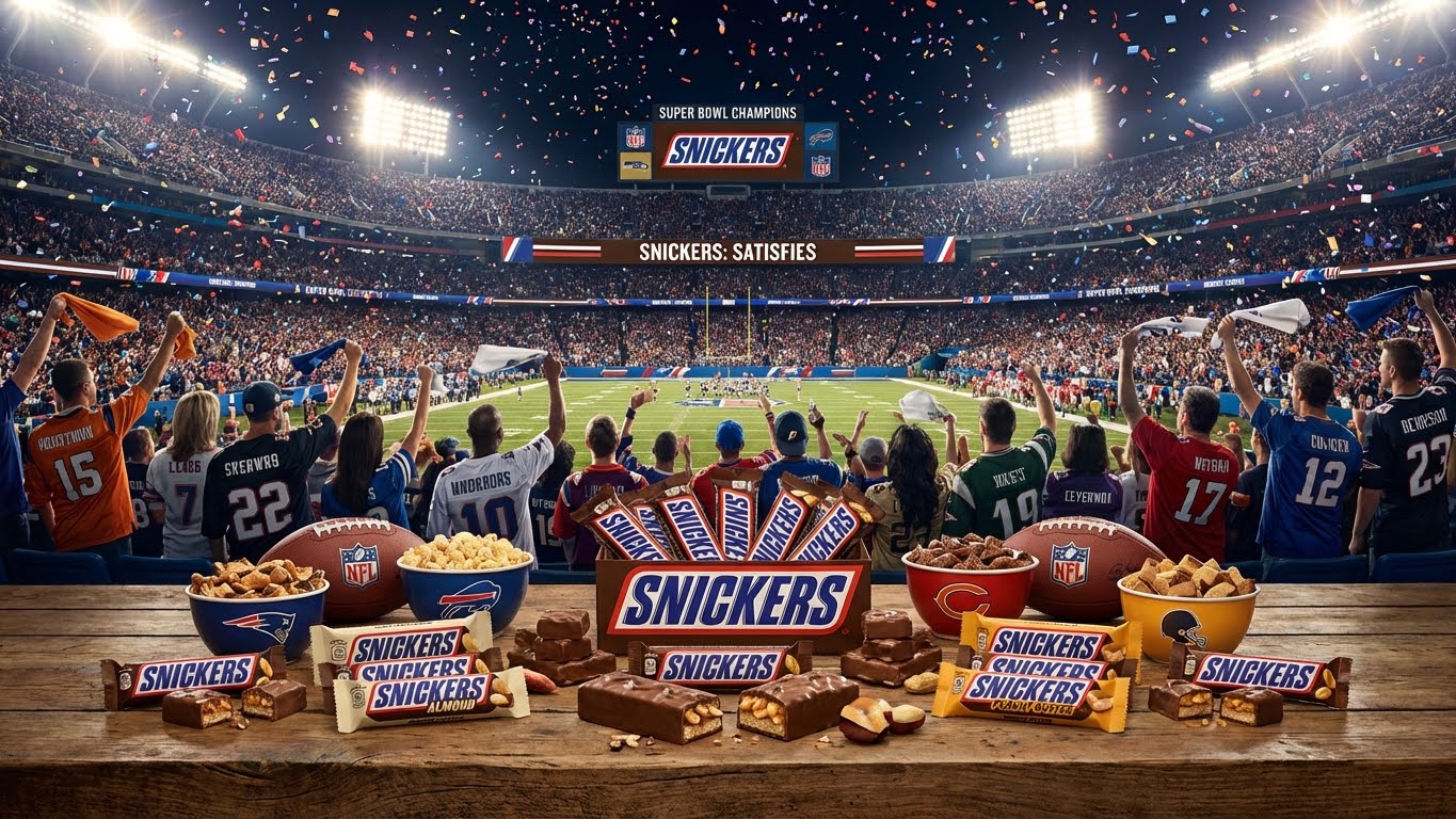 Snickers Super Bowl 2026 Gewinnspiel