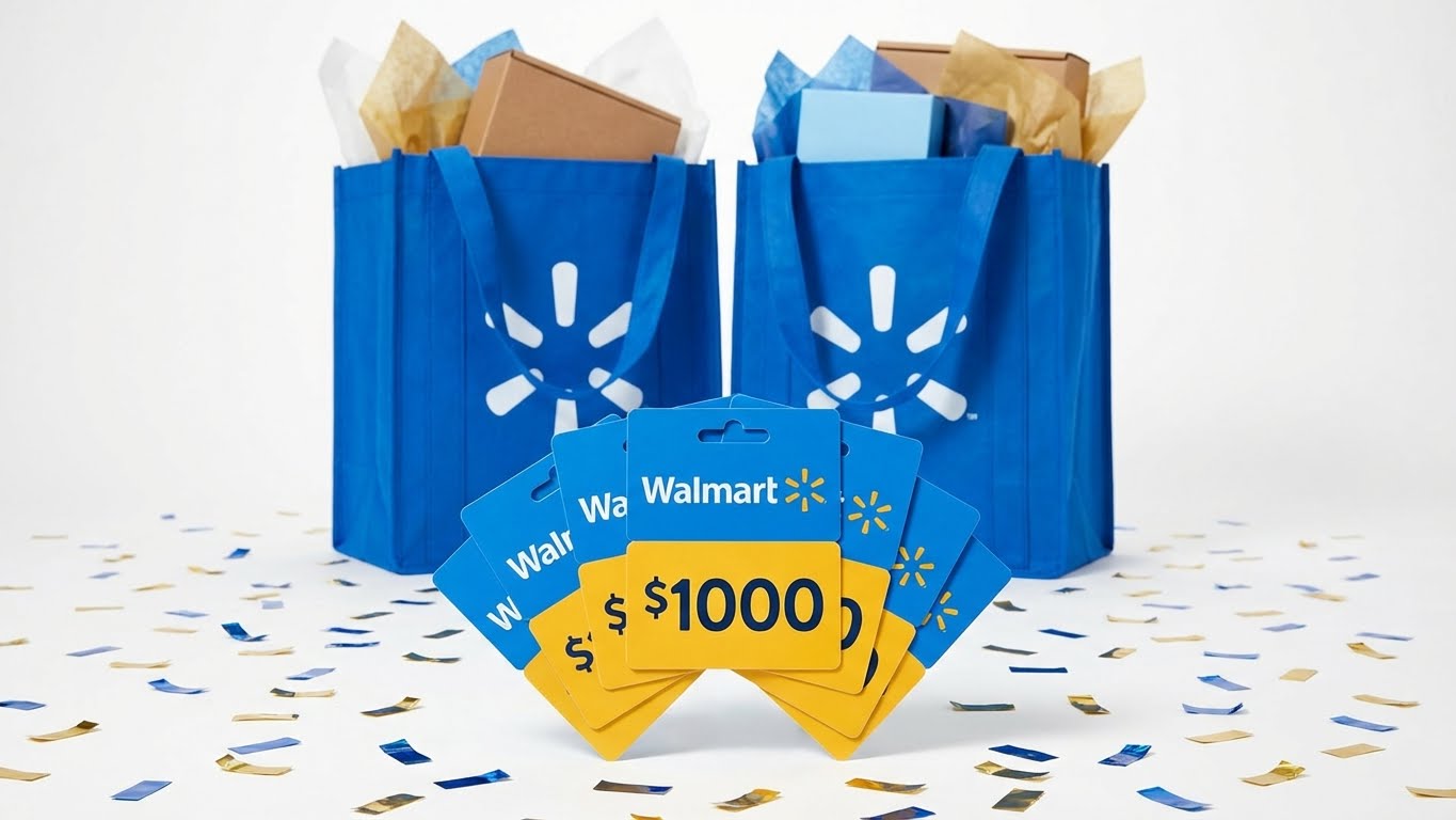 Gewinne $1.000 Walmart Geschenkkarte